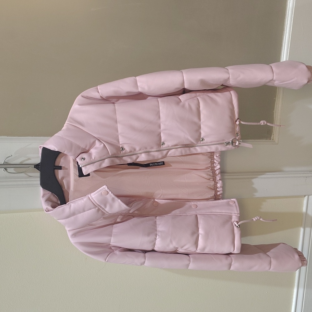 Love Tree Light Pink Kids Puffer Jacket